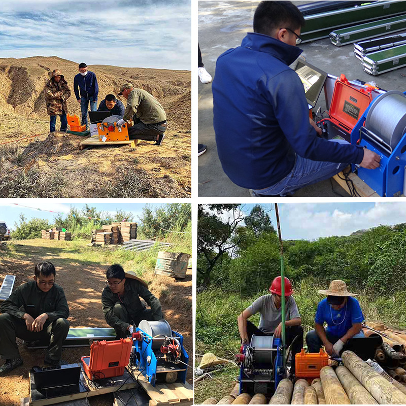 Borehole Water Logging Equipment Resistivity Natural Gamma SP Caliper Deep Well Logging Tools