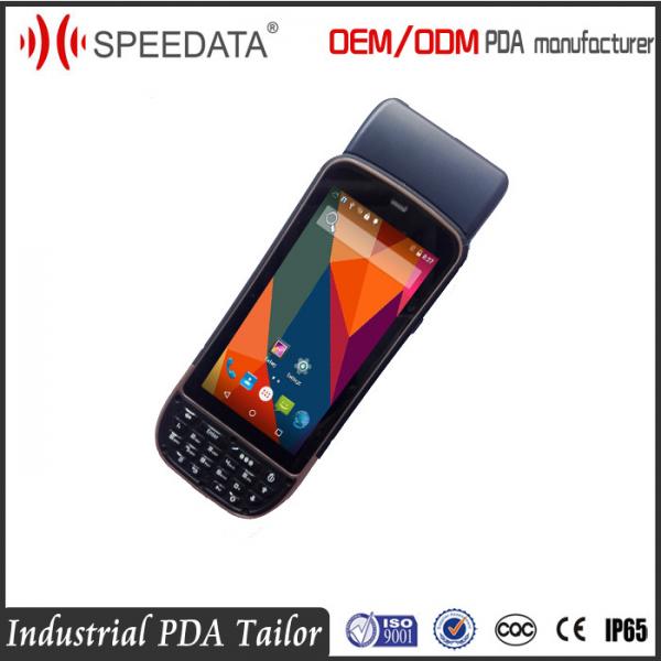 Cheap Portable Handheld RFID Reader Barcode Scanner / Card Reader / Printer / Fingerprint for sale