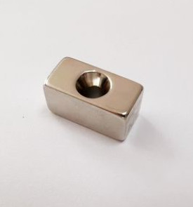 Quality OEM Ndfeb N45 Block Magnet Rectangle Countersunk Hole Magnets wholesale