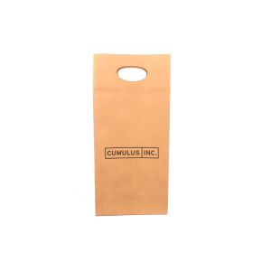 Quality Brown Biodegradable Single Wine Bottle Cardboard Box Eco - Friendly Design wholesale