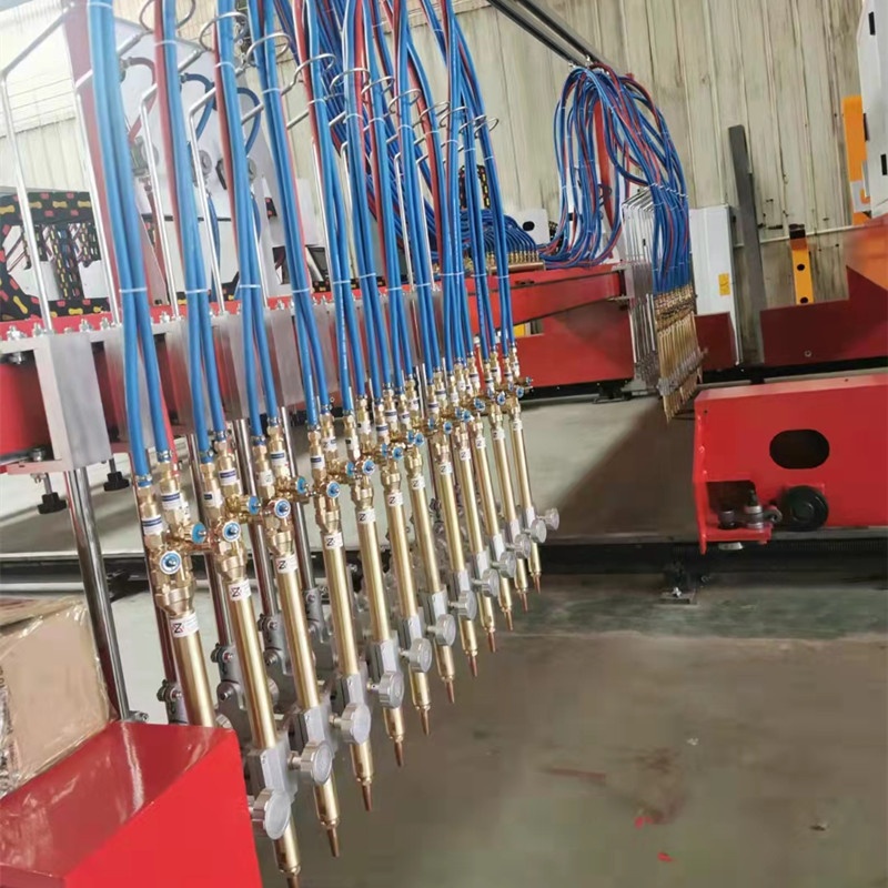 Gantry Multi Head Straight CNC Flame Plasma Metal Gas Cutting Machine