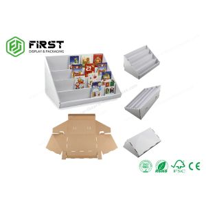 Customized CMYK Printed PDQ Display Recyclable Paper Cardboard Counter Display
