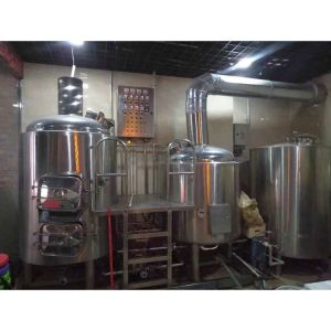 China 304 Stainless Steel 300L Commercial Beer Brewing Equipment with Heat Exchanger on sale