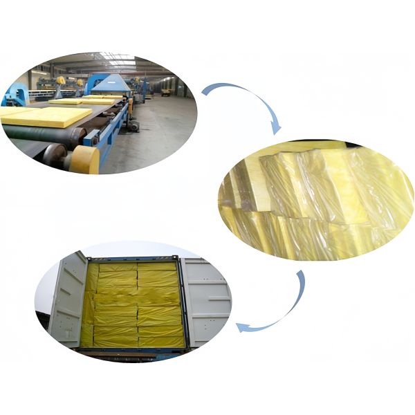 1200mm GlassWool Pipe Heat Insulation Flame Retardant Soundproof For HVAC Systems