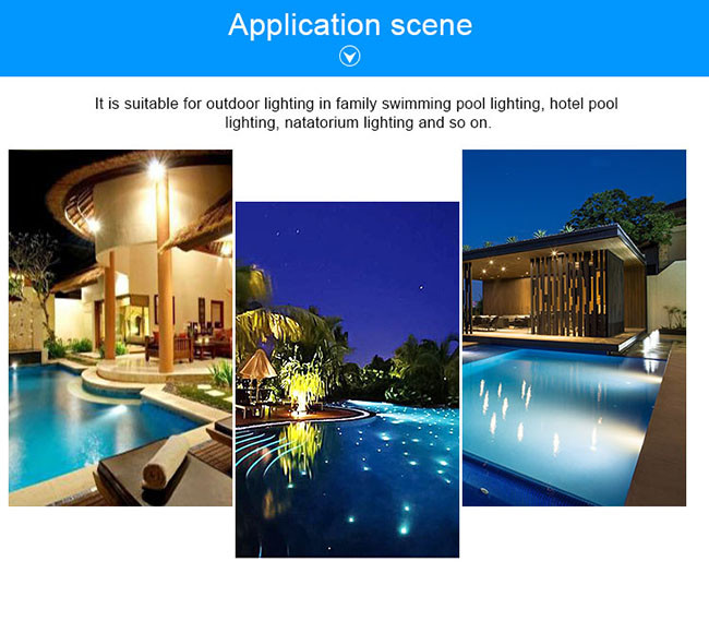 DMX512 Control 12V 316L Stainless Steel Waterproof Outdoor Unground 9W Recessed Underwater Light