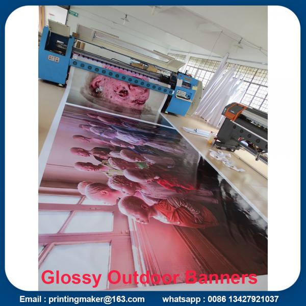 Cheap Large Format Printing Custom Vinyl Banners with Grommets for sale
