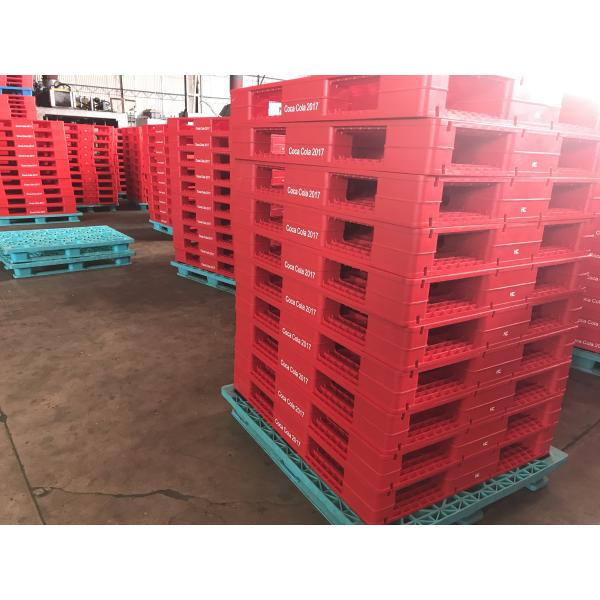 HDPE material three runners rack and transport plastic pallet