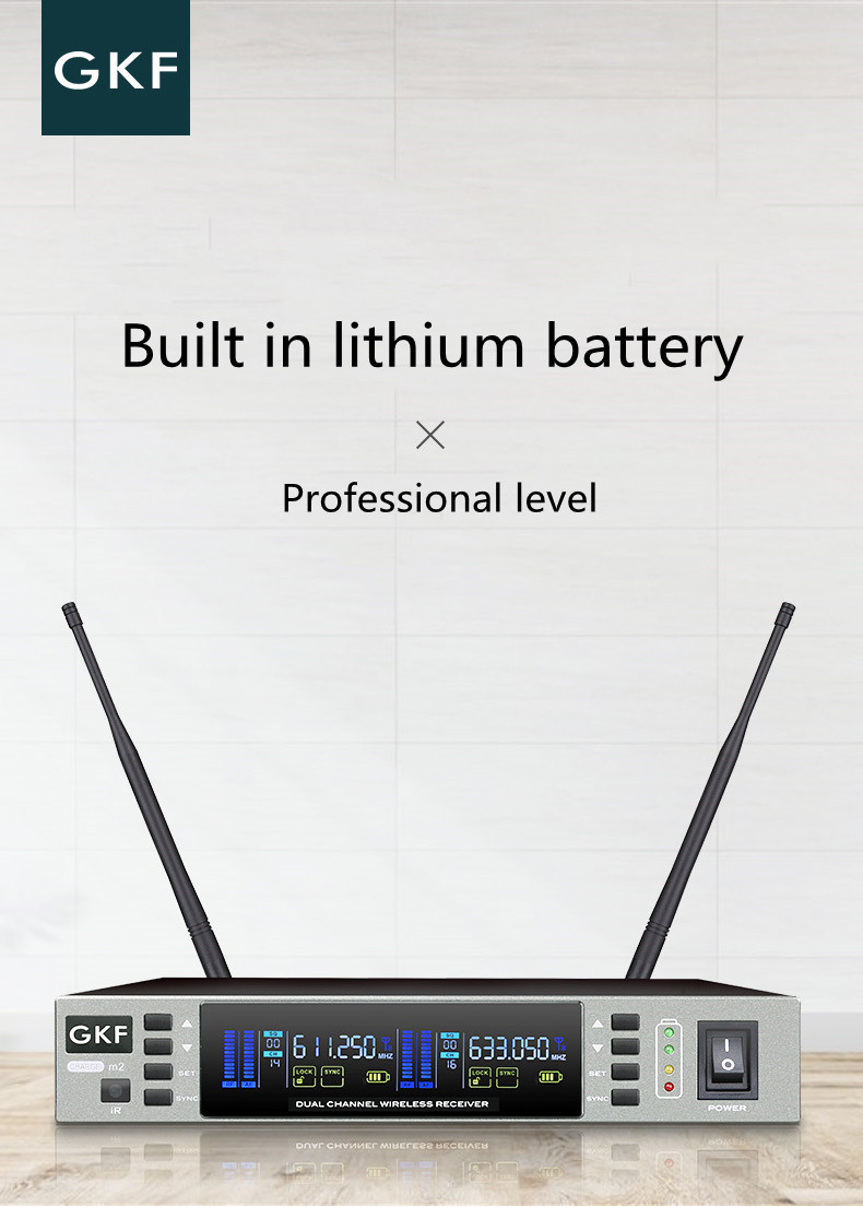 Dynamic Wireless Handheld UHF Microphone System UHF 510-937 MHz