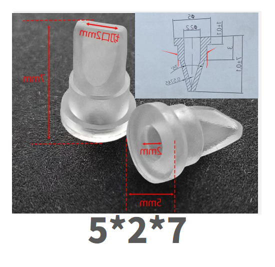 Quality 5*2*7MM Silicone &amp; FKM Duckbill Valve | One-Way Check Valve for Packaging, Medical &amp; Appliance Applications wholesale