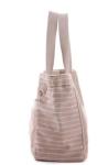 Pink Strip Insulated Cooler Lunch Bag Cotton Picnic Coolers