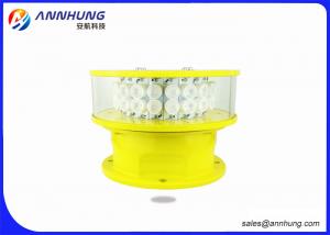 China Marking Towers Aircraft Warning Light IP Rating 65 And Red Color Temperature on sale