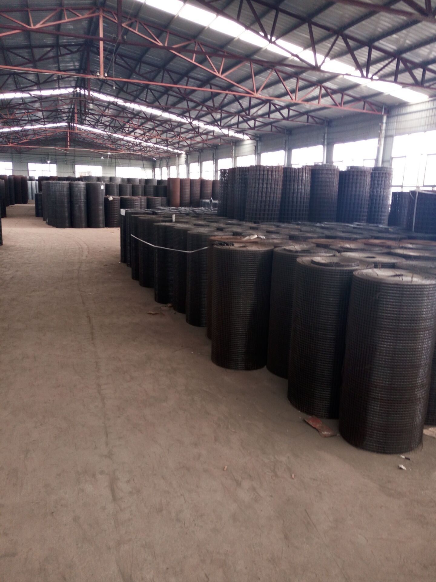 Square Hole Powder Coated Wire Mesh Panels , Galvanised Weld Mesh Sheet