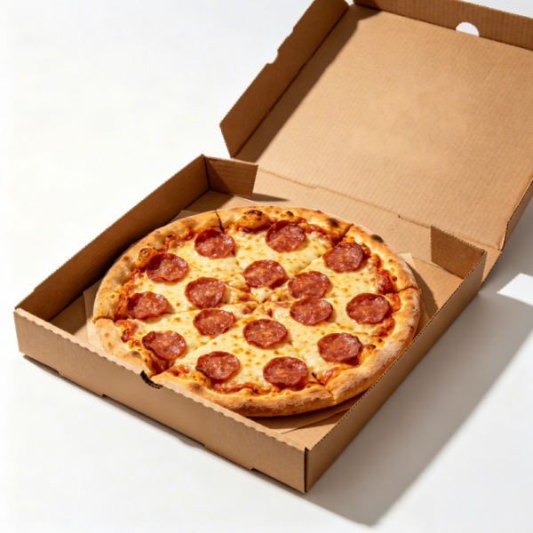Wholesale Custom Printed Logo Recyclable Corrugated Paper Pizza Box - Eco-Friendly Food Packaging