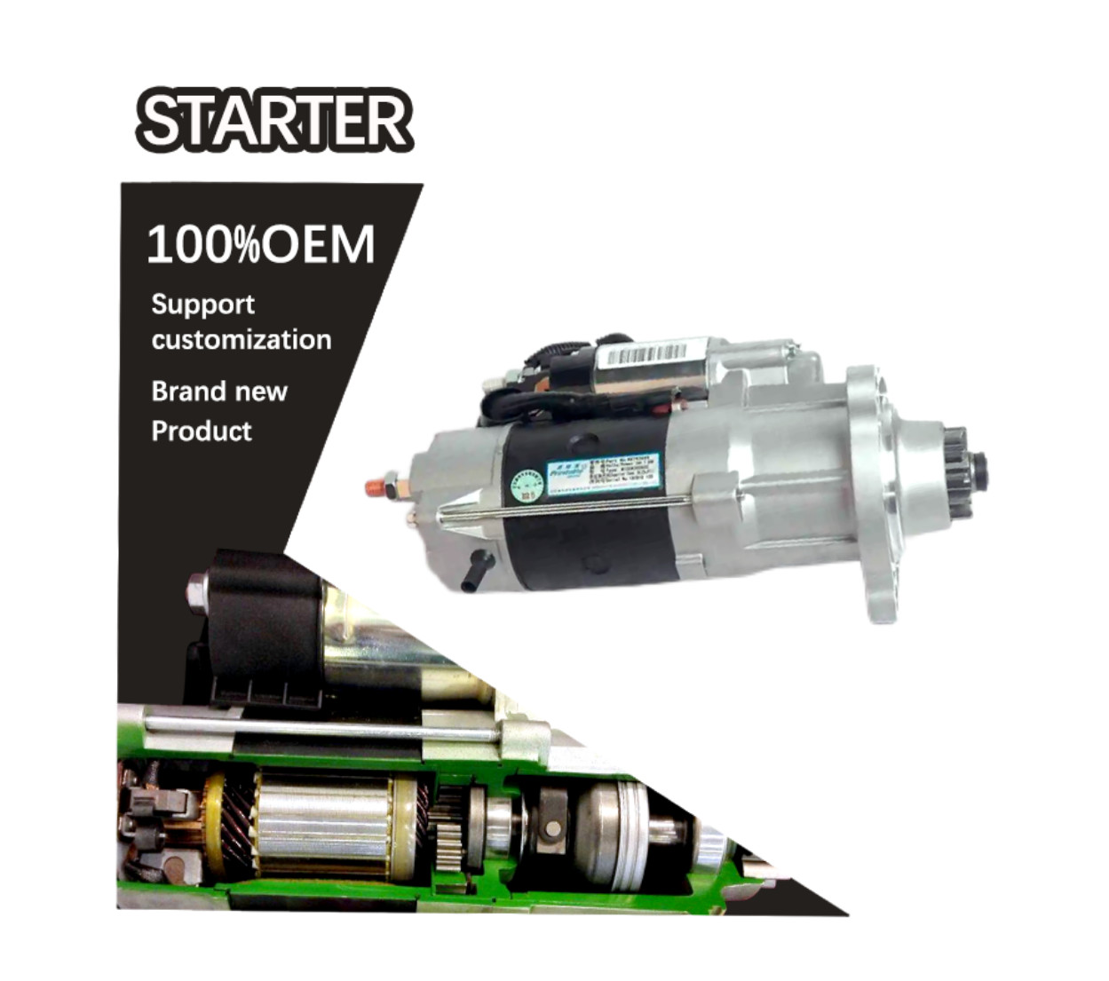 24V 11T CW STARTER CUMMINS M11 ISM11 3021036 C3021036 3021036X, 4974389 C4974389 4974389X 4319129 4319129X