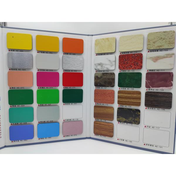 PVDF Coated ACP Sheets 6.0mm Thickness 1220mm * 2440mm Size High Gloss Surface For Retail Display Panels