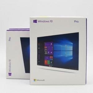 China Multiple Language Windows 10 Pro OEM Pack Software Microsoft 64 Bit Retail Box Genuine Key on sale