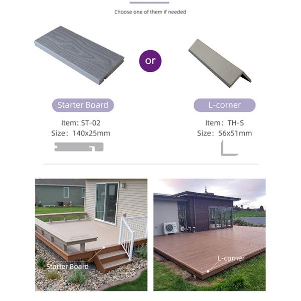 Ultra Natural Color & Texture Composite Decking Trim Real Wood Aesthetics