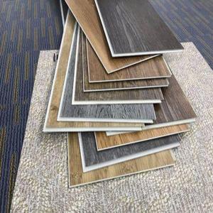 China Hotel Wood Flooring Colour Easy to Install 4.0mm Commercial Grooving Veneer Spc Flooring on sale