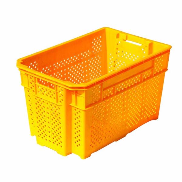Collapsible plastic container stackable turnover plastic box storage
