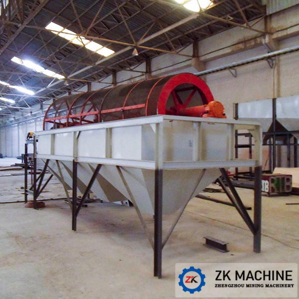 Ac Motor Gts Series 5.5m Rotary Trommel Screen For Leca Granulating