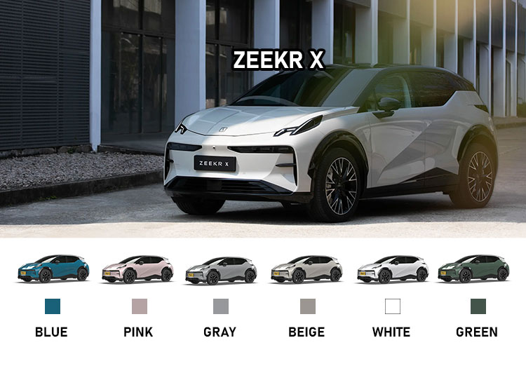 Zeekr X 2023 500km/512km/560km Range 5-Door 4-Seater SUV Electric Car for B2B Purchase
