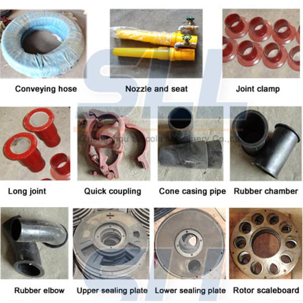 High quality upper sealing plate in shotcrete machine wear resistance