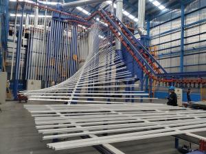 China Compact Powder Coating Line Color Coating Gas Heating on sale