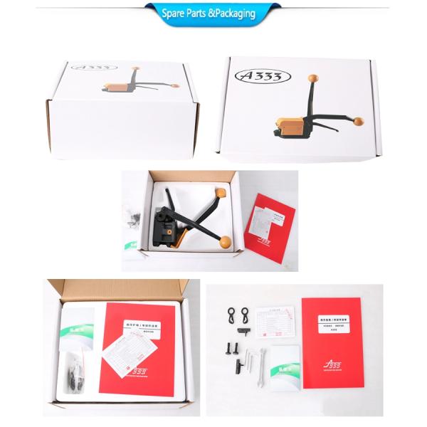 13-19mm Strap Width A333 Manual Stainless Steel Pneumatic Strapping Tool for Plastic Strap