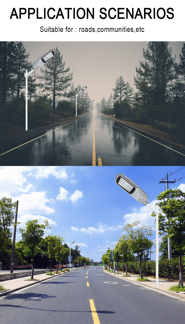 IP66 LED cri 75 Solar Powered Street Lights 200W For Theme Park