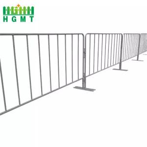 Quality French Style Metal Crowd Control Barriers Bike Rack Barricade Hot Dip Galvanized wholesale