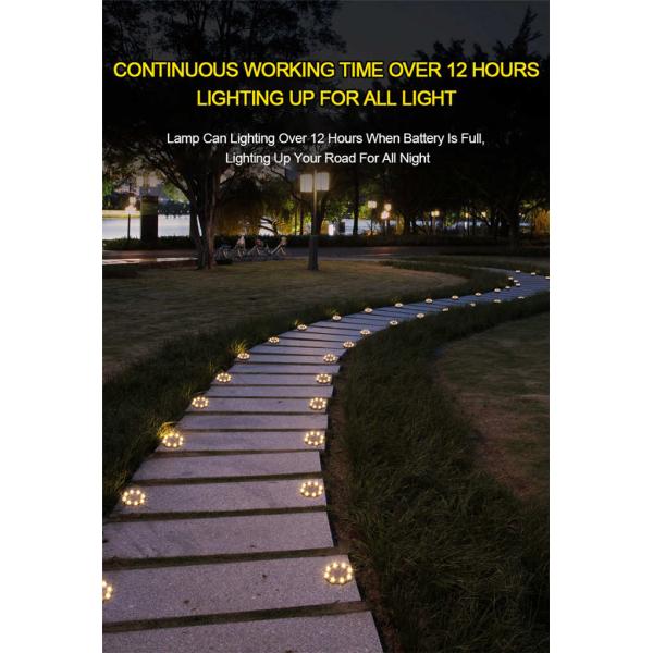 0.5W Solar Powered Garden Lights With Remote Control 0.5Wp Solar Panel For Outdoor Lighting