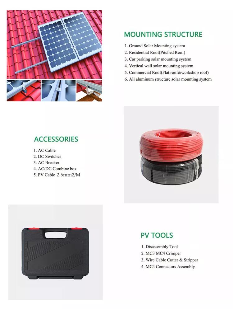 Cheap Price 10kva 10kw 12kw 15kw 20kw Off Grid Solar Panel Kits For Home