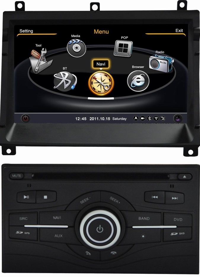 Ouchuangbo S100 Car Navigation GPS DVD Video for Nissan Patrol 2012 Bluetooth Radio DVD SP Rearview Camera
