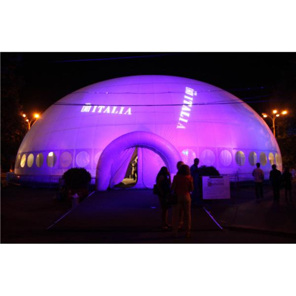 Giant Lighting Inflatable Tent , Inflatable Dome Tent Price