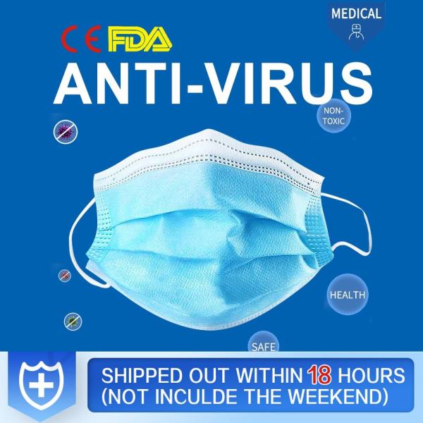 Low Breathing Resistance 3 Ply Surgical Face Mask , Non Woven Fabric Mask