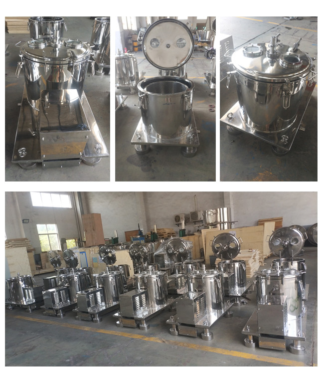 Spinning Type Food Centrifuge Vertical Machine for Dry Plant Extraction
