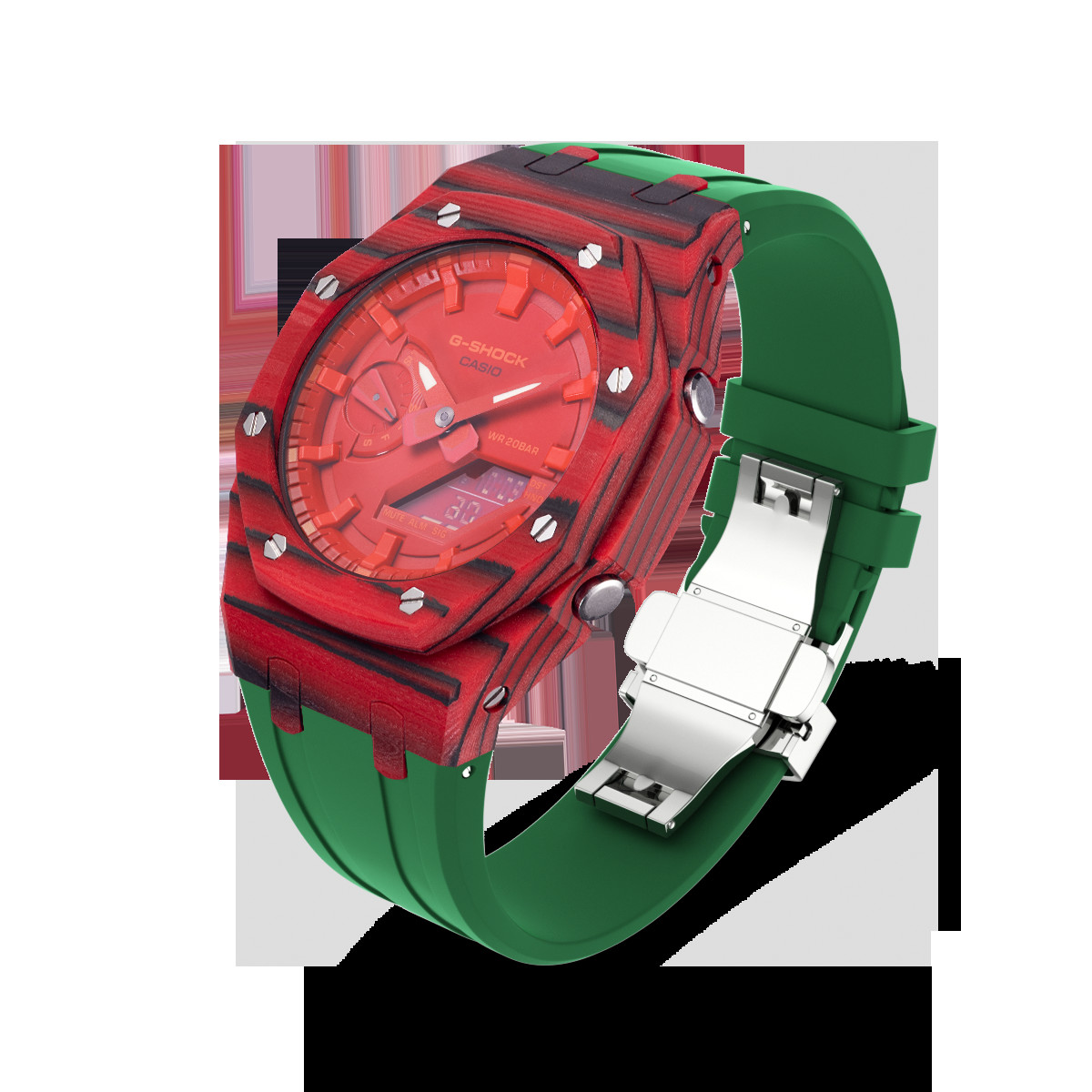 Fold Over Clasp Type Casio Digital Metal Case Casio G Shock Watch Case