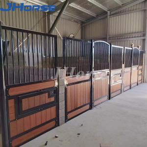 Quality Secure Easy Install Free Standing Horse Stall Panels Bamboo Wood Interlock Stable Boxes wholesale
