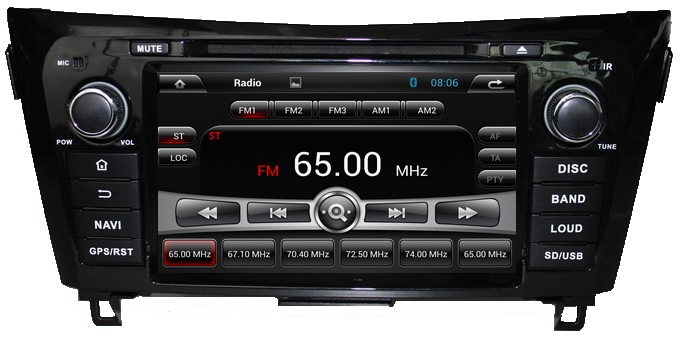 Ouchuangbo Android 4.2 DVD Navi multimedia for Nissan QashQai /X-Trail 2014 with GPS Radio BT USB DVR OCB-8052C