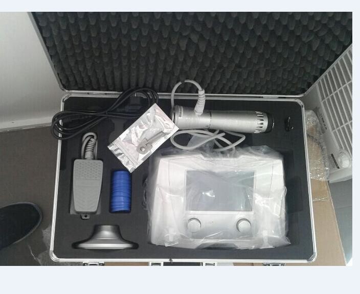 Powerful Acoustic Shock Wave Cellulite Reduce Therapy Equipment With Ultrasonic Cavitation CE