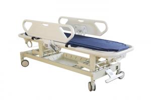 Quality PP Side Rails Ambulance Stretcher Trolley Self Lubricating Cranking wholesale