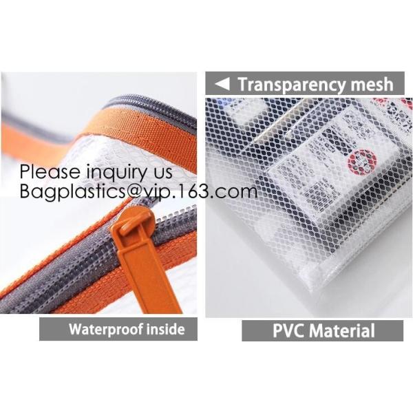 Small fresh transparent frosted pencil bag Simple jelly plastic color matching student pencil case stationery pencil bag