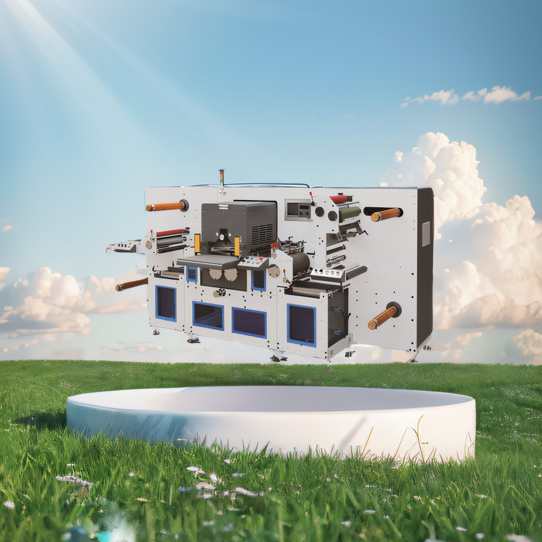 High EFFICIENT VOLTAGE 380V HIGH-SPEED PRECISION DIE CUTTING WITH MQ350G COMPUTER SERVO SYSTEM DIE CUTTER MACHINE labels