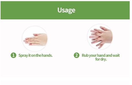 Antiseptic Credit Card Style Antibacterial Hand Sanitizer Spray Customize Volume