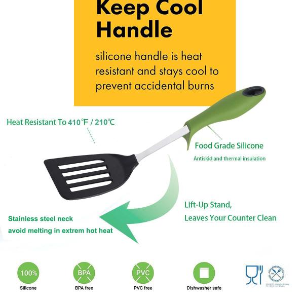 Kitchen Utensils Sustainable and Nylon Head Material for Your Cooking Essentials