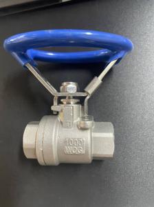 Quality 2PC Stainless Steel Oval / Round Handle Thread Ball Valve with Shipping Cost Included wholesale
