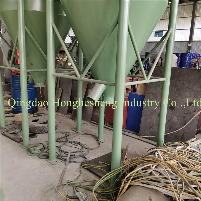 98% Purity Rubber Tires Recycling Machines For Nylon Fiber Separating