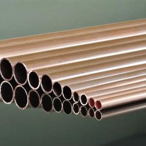 Quality 99.9% Pure Copper Tube C10100 C10200 C11000 / Copper Pipe  Hairline wholesale