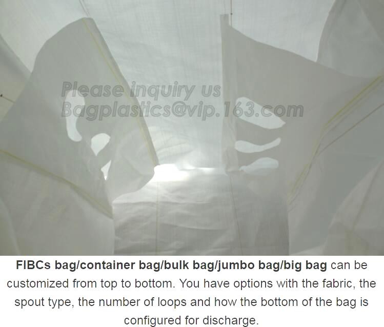100% new fibc jumbo big bag 1 Ton PP Woven Jumbo Big Bags For Agriculture And Industrial Use,big bag/bulk bag/ fibc bag/