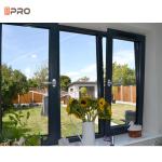 Tilt And Turn Aluminum Windows Double Glass Customized Design